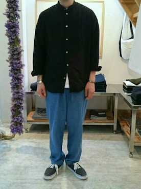「コモノリプロダクツ」｜TAKUさん（メンズ・172cm）の春コーディネート