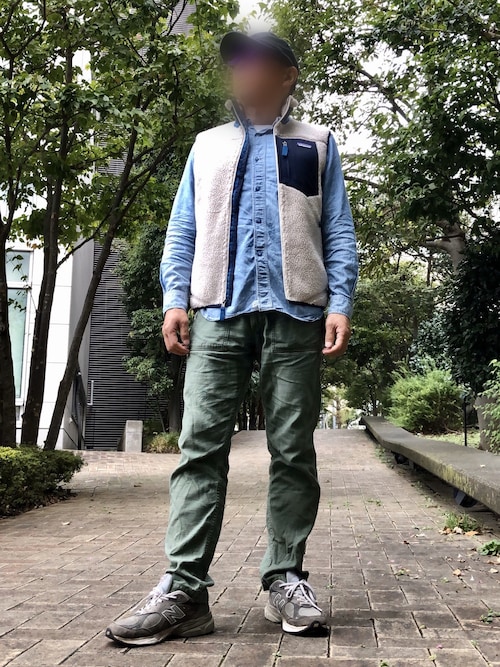 M Patagoniaのベストを使ったコーディネート Wear