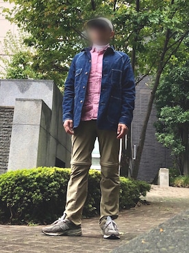 「patagonia」｜「アイテム（カバーオール）」を使った、Mさん（メンズ・168cm）の秋コーディネート