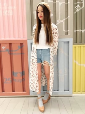 「PUNYUS（プニュズ）のアイテム（その他アウター）」を使った、PUNYUS  さん（レディース・165cm）の春コーディネート