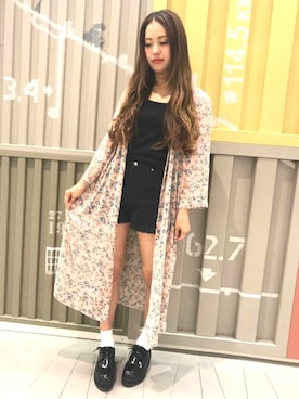 「PUNYUS（プニュズ）のアイテム（その他アウター）」を使った、PUNYUS  さん（レディース・165cm）の夏コーディネート