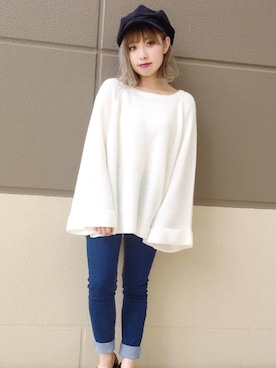 「PUNYUS（プニュズ）のアイテム（帽子）」を使った、PUNYUS  さん（レディース・165cm）の秋コーディネート