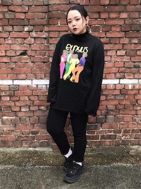 PUNYUS  さん（レディース・160cm）の冬コーディネート