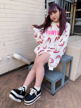 PUNYUS  さん（レディース・160cm）の冬コーディネート