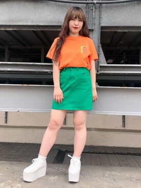 PUNYUS  さん（レディース・160cm）の夏コーディネート