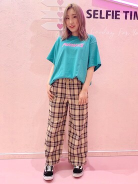 PUNYUS  さん（レディース・160cm）の夏コーディネート