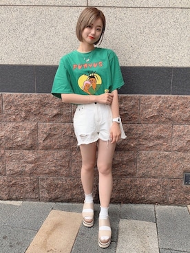 PUNYUS  さん（レディース・160cm）の夏コーディネート
