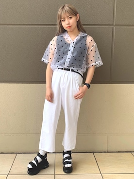 PUNYUS  さん（レディース・160cm）の夏コーディネート