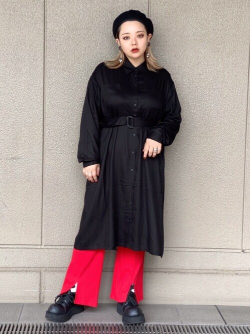 Punyus Punyus Punyusのシャツワンピースを使ったコーディネート Wear