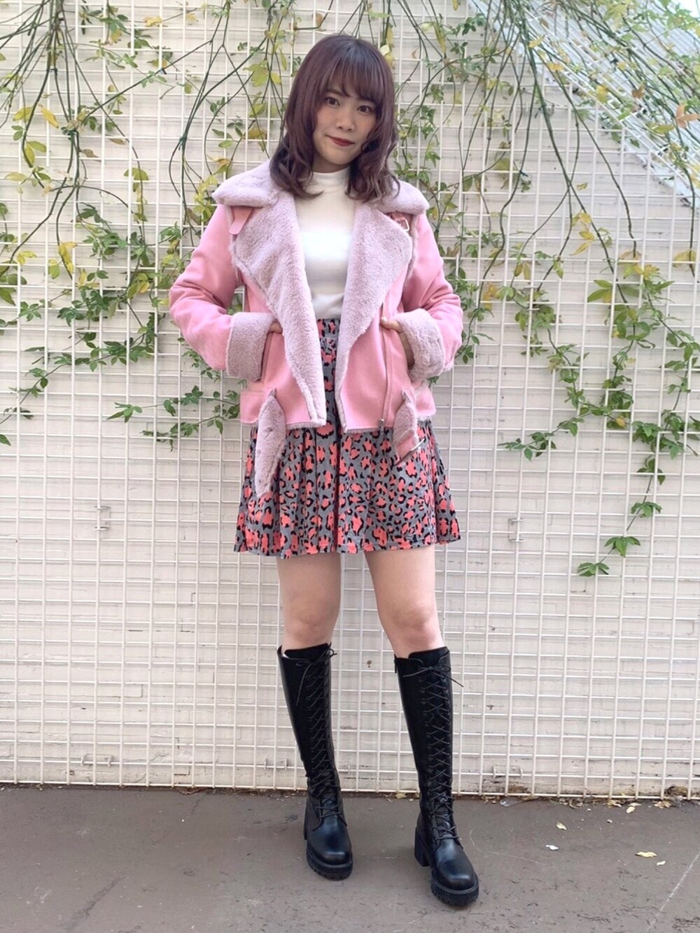 nuance button poodle coat / ニュアンスボタンプードルコート