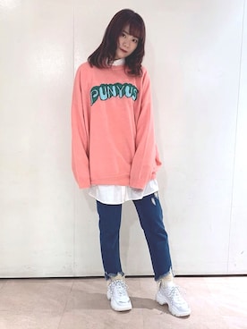 PUNYUS  さん（レディース・160cm）の冬コーディネート