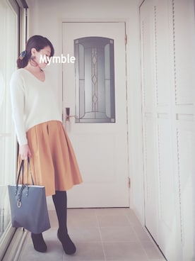 「off the wall（オフザウォール）のアイテム」を使った、Mymble⚓︎さん（レディース・160cm）の冬コーディネート