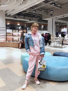 「帽T」｜Naina茵茵さん（レディース・157cm）の冬コーディネート