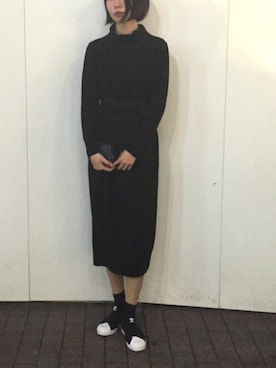 「JOURNAL STANDARD LUXE（ジャーナルスタンダード　ラックス）のアイテム（ワンピース/ドレス）」を使った、saori.oさん（レディース・165cm）の秋コーディネート
