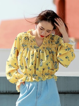 「murua」｜MURUAさん（レディース・160cm）の春コーディネート