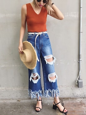 「murua」｜MURUAさん（レディース・170cm）の春コーディネート