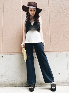 「murua」｜MURUAさん（レディース・152cm）の春コーディネート