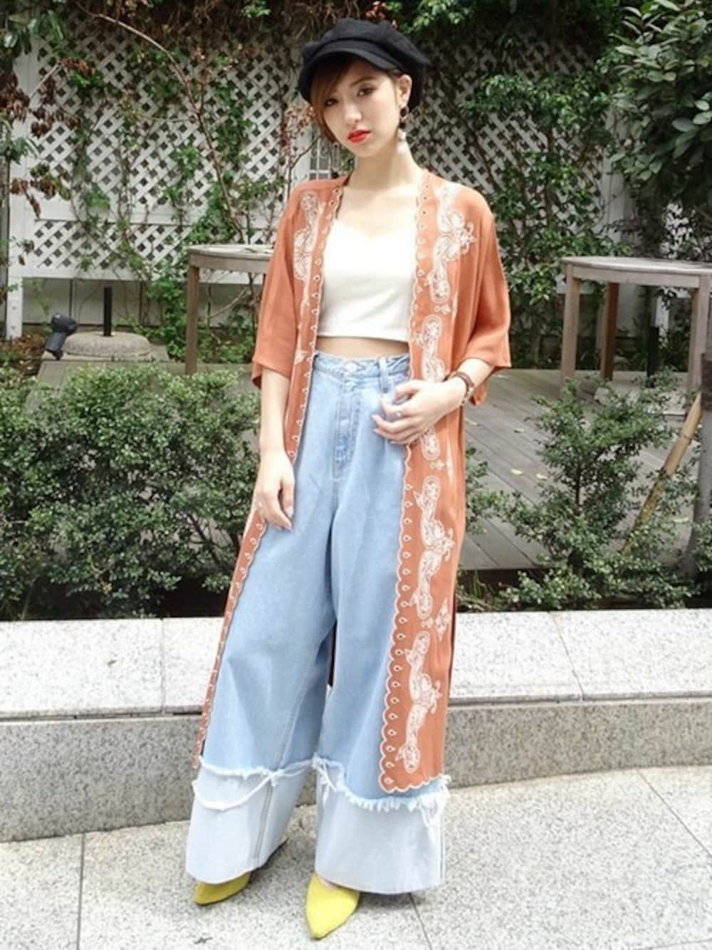 【新品、本物、当店在庫だから安心】 ♡永野芽郁さん着用♡‼️【MURUA】flowerカットワーク トップス