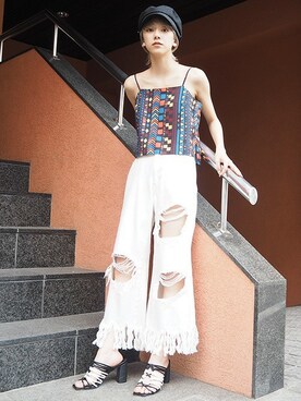 MURUAさん（レディース・163cm）の夏コーディネート