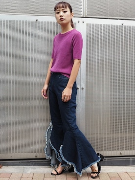 「murua」｜MURUAさん（レディース・158cm）の夏コーディネート