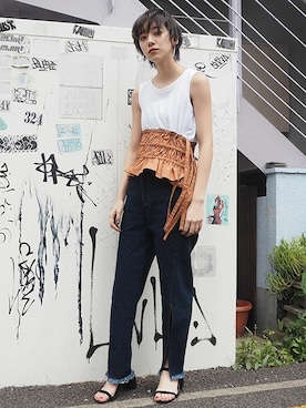 「murua」｜MURUAさん（レディース・163cm）の夏コーディネート