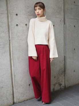 「アイテム（その他シューズ）」を使った、MURUAさん（レディース・159cm）の秋コーディネート