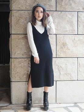 「MURUA(MURUA)」｜MURUAさん（レディース・152cm）の秋コーディネート