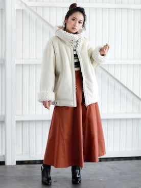 MURUAさん（レディース・160cm）の冬コーディネート