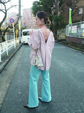 「#きれいめ」｜MURUAさん（レディース・160cm）の春コーディネート