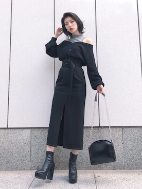 「murua」｜MURUAさん（レディース・160cm）の秋コーディネート