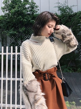 「murua」｜MURUAさん（レディース・160cm）の秋コーディネート