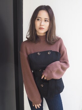 「ootd」｜MURUAさん（レディース・160cm）の冬コーディネート