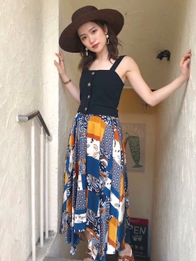 「murua」｜MURUAさん（レディース・160cm）の夏コーディネート