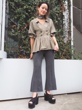 「murua」｜MURUAさん（レディース・160cm）の夏コーディネート