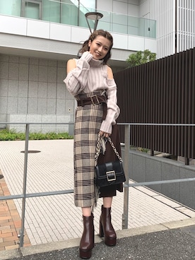 MURUAさん（レディース・160cm）の秋コーディネート