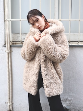 「MURUA(MURUA)」｜MURUAさん（レディース・160cm）の冬コーディネート