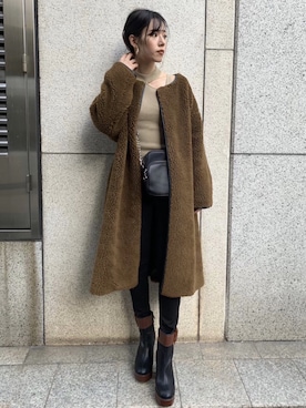 MURUAさん（レディース・160cm）の冬コーディネート