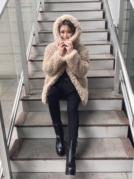 MURUAさん（レディース・160cm）の冬コーディネート