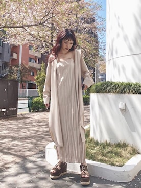 「muruasnap」｜MURUAさん（レディース・160cm）の春コーディネート