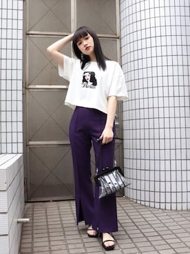 「murua」｜MURUAさん（レディース・160cm）の春コーディネート