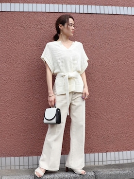 「murua」｜MURUAさん（レディース・160cm）の春コーディネート