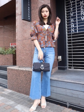 「murua」｜MURUAさん（レディース・160cm）の春コーディネート