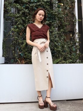 MURUAさん(レディース・160cm)の春コーディネート