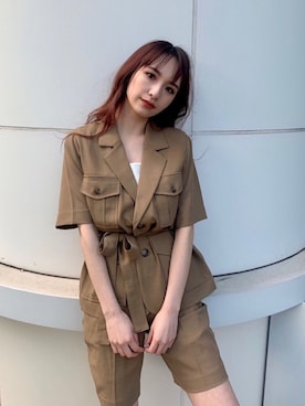 「murua」｜MURUAさん（レディース・160cm）の春コーディネート