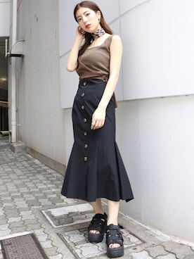 「murua」｜MURUAさん（レディース・160cm）の夏コーディネート