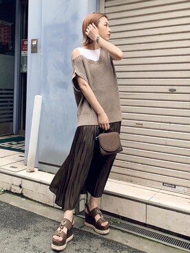 MURUAさん（レディース・160cm）の夏コーディネート