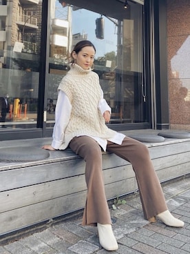 MURUAさん（レディース・160cm）の秋コーディネート