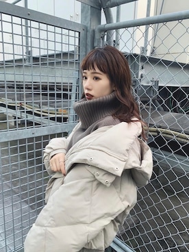 「murua」｜「アイテム（ジャケット/アウター）」を使った、MURUAさん（レディース・160cm）の秋コーディネート