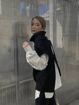 「murua」｜MURUAさん（レディース・160cm）の冬コーディネート