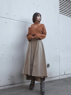 MURUAさん（レディース・160cm）の冬コーディネート